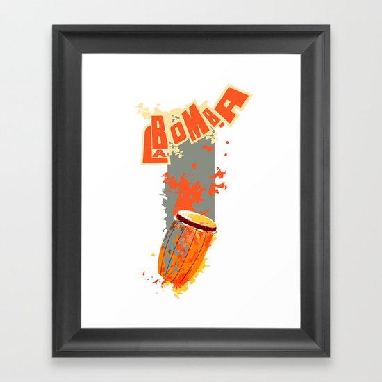 la Bomba Framed Art Print