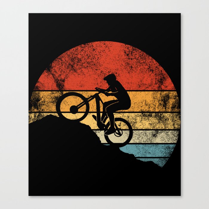 MTB Mountainbike Canvas Print