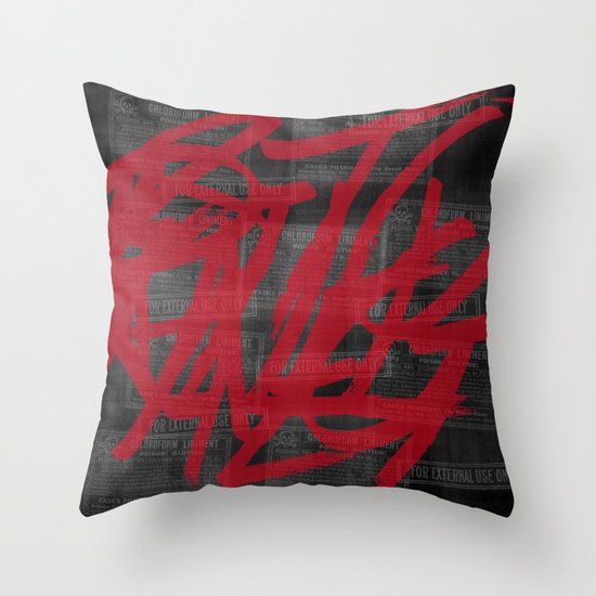 Haphazard. Throw Pillow