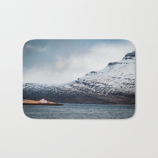 Alone House Mountain Bath Mat