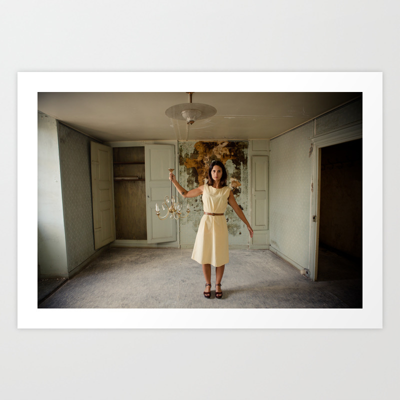 Le Mystere De La Chambre Jaune Art Print By Roxannegauthier Society6