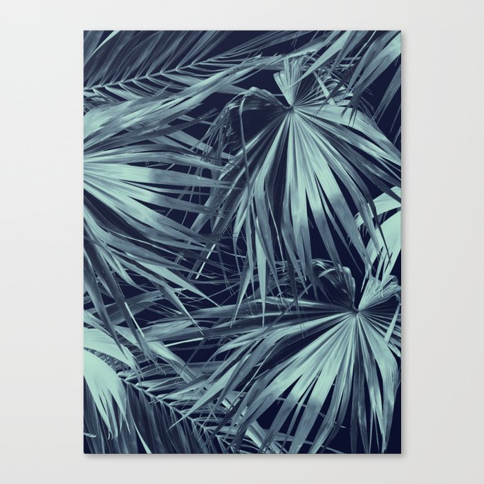 Fan Palm Jungle Dream #3 #tropical #wall #decor #art #society6 Canvas Print