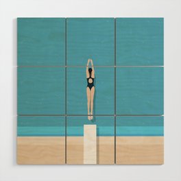 Diving In  Wood Wall Art