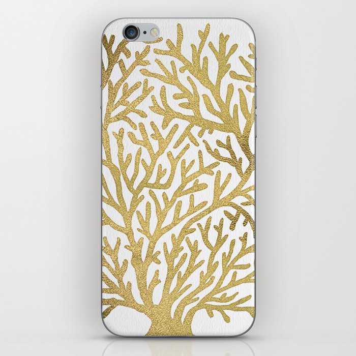 Gold Coral iPhone Skin