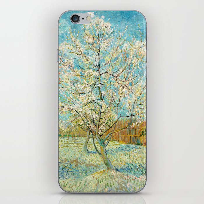 Vincent van Gogh - Pink Peach Tree in Blossom iPhone Skin