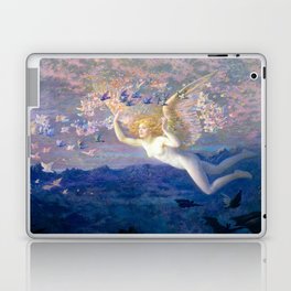 On the Wings of the Morning by Edward Robert Hughes Laptop Skin