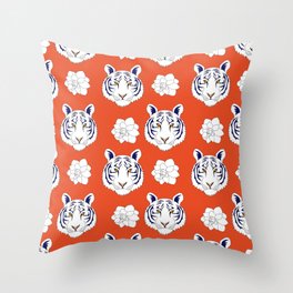 Auburn orange Throw Pillow