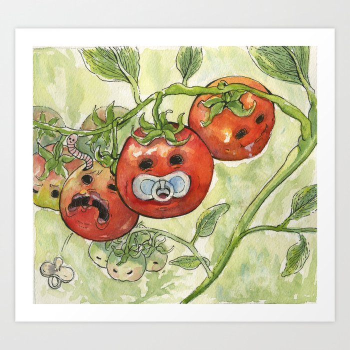 Baby Cherry Tomatoes Art Print