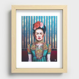 "Frida" Recessed Framed Print