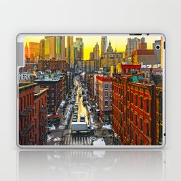 New York City Sunset | Travel Photography Minimalism | NYC Laptop Skin