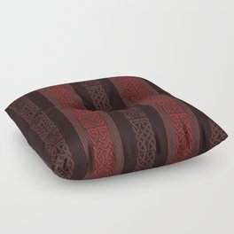 Viking dark red Floor Pillow