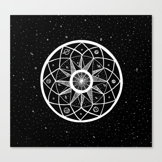 Cosmic Mandala Canvas Print