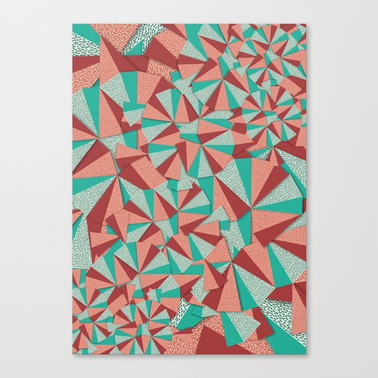 Marsala Pattern Canvas Print