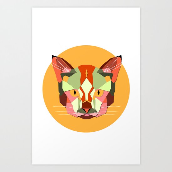 this is a cat. Art Print