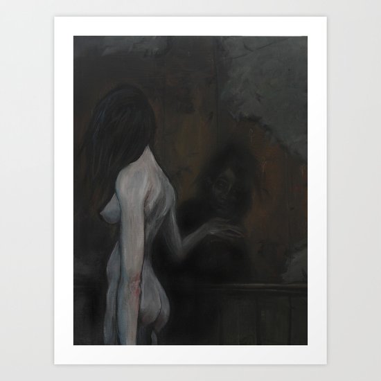 Haunted Art Print