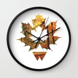 The Leaf Wall Clock