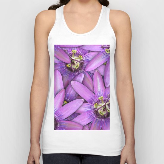 Passion Fruit Blossoms Unisex Tank Top