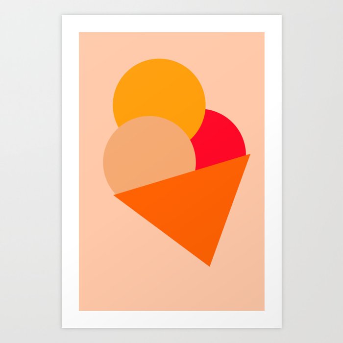 Abstract Shape 2 190305 Digital Art Art Print By Valourine