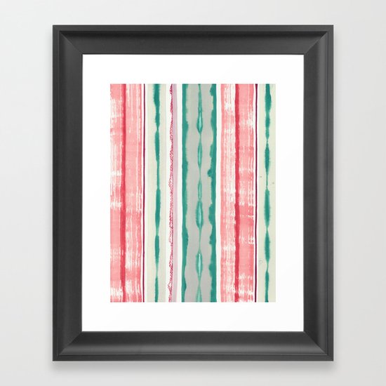 Canyon Stripe Framed Art Print