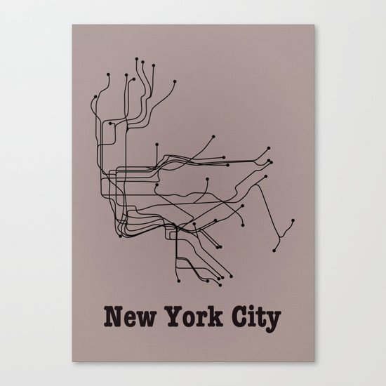 New York City Subway Canvas Print