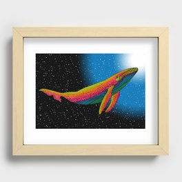 Whale Recessed Framed Print