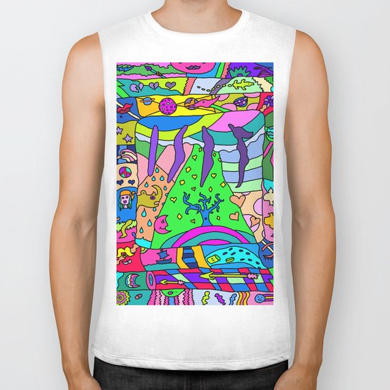 Abstract 14 Biker Tank