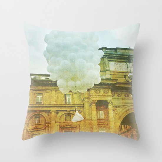 US AND THEM _ leaving them Throw Pillow