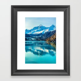 Alaska Glacier bay Framed Art Print