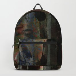 Two rivers Backpack | Painting, Nature, Water, Digital, Watercolor, River, Ecology, Forest 