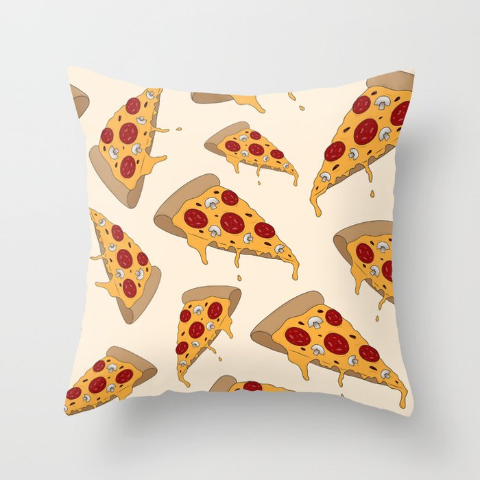 Pizza slice Throw Pillow