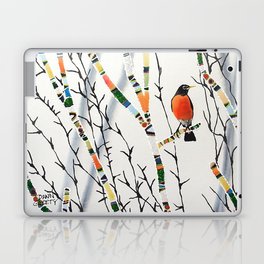 Songbird Winter Forest Laptop Skin