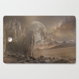 Mars Fantasy Landscape Cutting Board