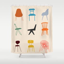 HAVE A SEAT Shower Curtain