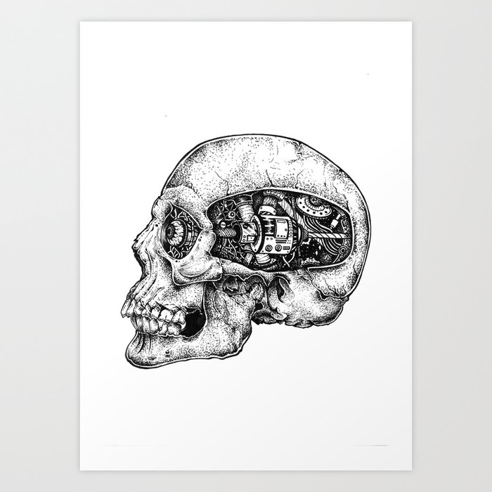Skull - II Art Print