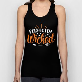 Perfectly Wicked Cool Halloween Unisex Tank Top