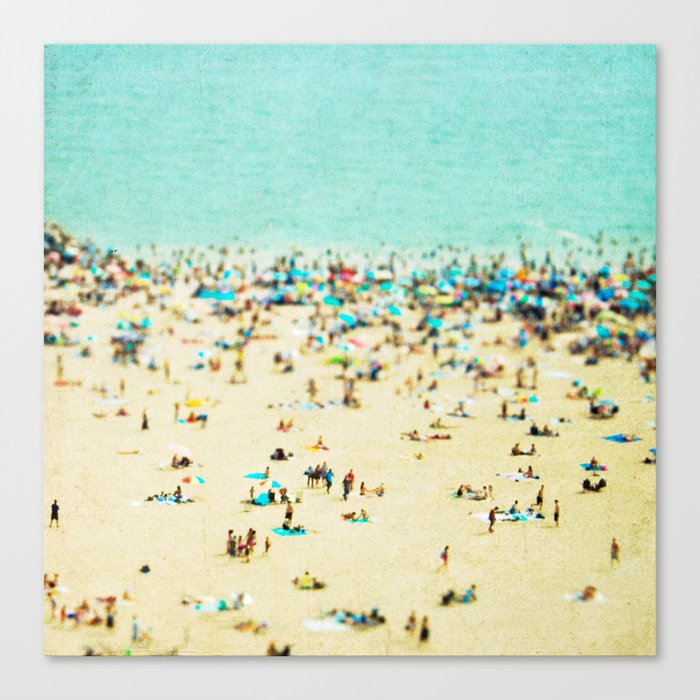 Coney Island Beach Canvas Print