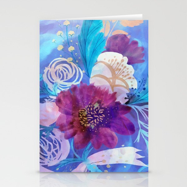 Spring floral mood Stationery Cards
