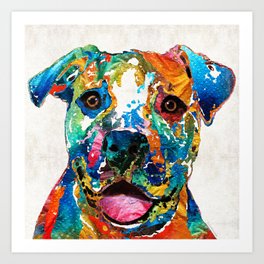 pitbull art prints for any decor style