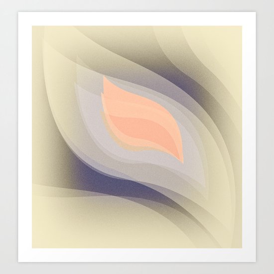 flower of desert Art Print