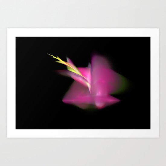 a flower is born (A7 B0191) Art Print