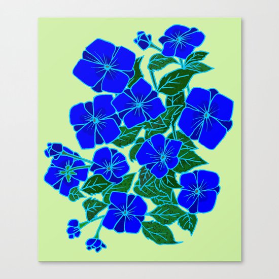 Blue Violets #5 Canvas Print