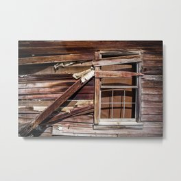 Shuttered Metal Print | Architecture, Photo 