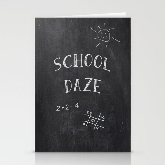 School Daze Stationery Cards