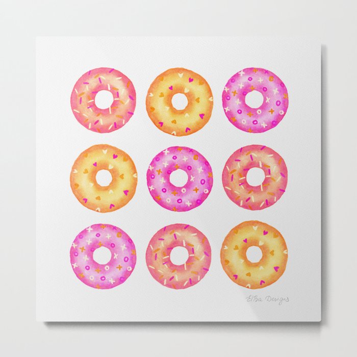 Fun Donuts Metal Print
