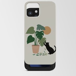 Cat and Plant 13: The Making of Monstera iPhone Card Case