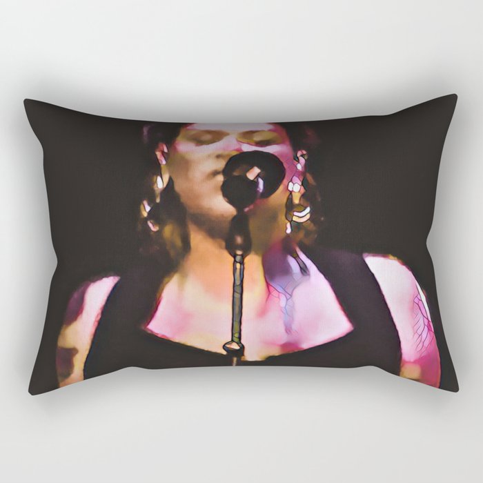 Beth Hart - Austin, Texas - Graphic 3 Rectangular Pillow