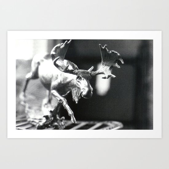 Moose Art Print
