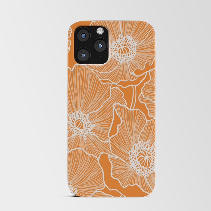 Sherbet Poppies iPhone Card Case