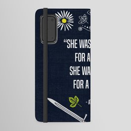 "She Was Looking For a Sword" Android Wallet Case