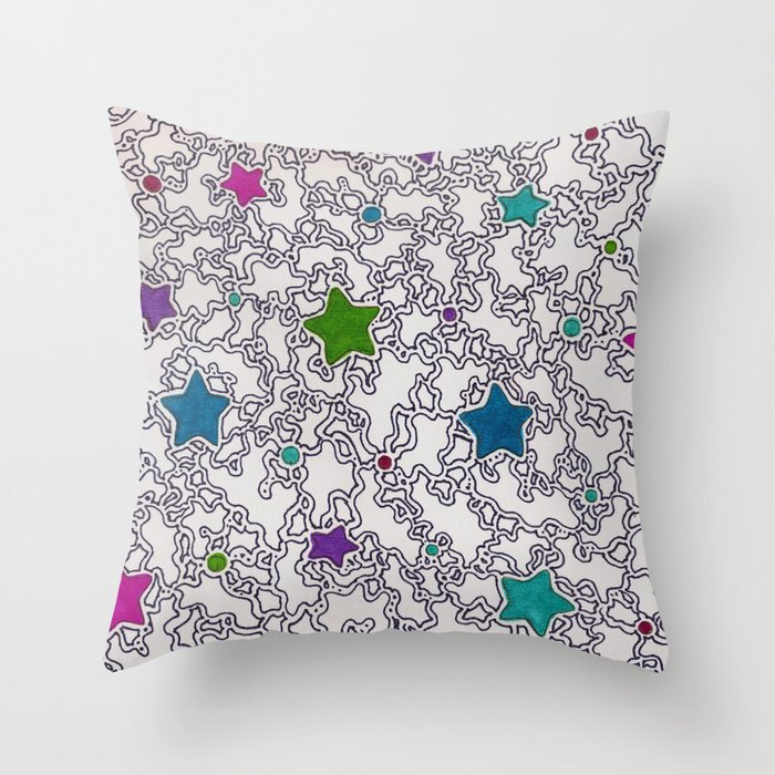 By Starlight Throw Pillow